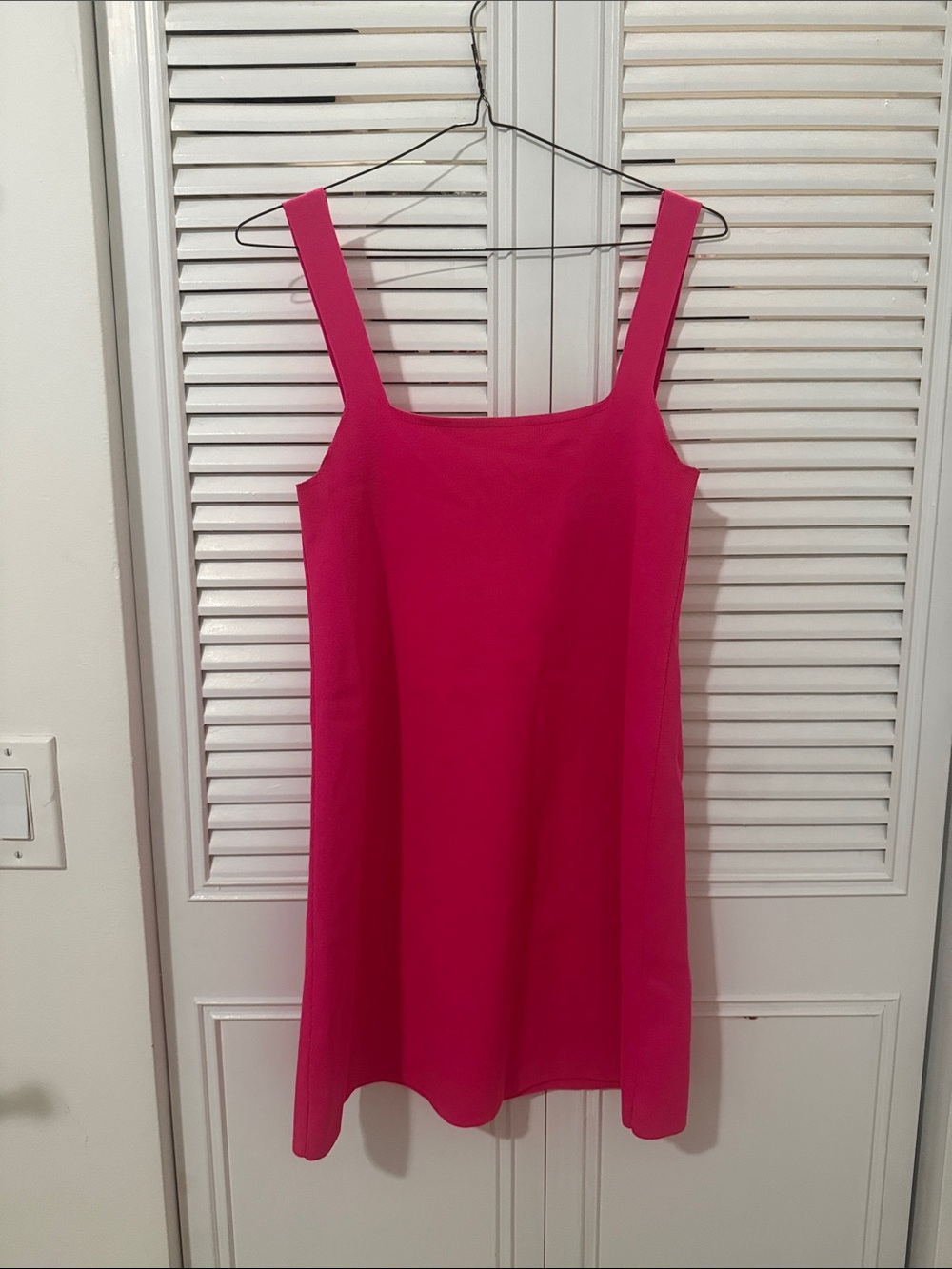 ZARA Pink Square-Neck Sundress